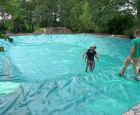 Teichfolie PVC patinagrün die schönste Farbe für Teiche Niedersachsen - Schwanewede Vorschau