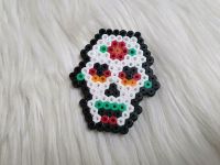 Bügelperlen Bild Día de Muertos Skull Totenkopf Baden-Württemberg - Schönau (Schwarzwald) Vorschau