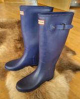 Org. Hunter Gummi Stiefel lila tall Gr. 38 dunkel lila Neuwertig Köln - Porz Vorschau