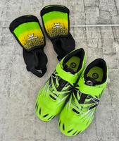 Kinder Fussball Schuhe Gr. 31 und Stulpen XS Mecklenburg-Strelitz - Landkreis - Neustrelitz Vorschau