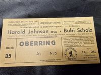 Boxen Eintrittskarte Original 1962 Bubi Scholz Duisburg - Rumeln-Kaldenhausen Vorschau