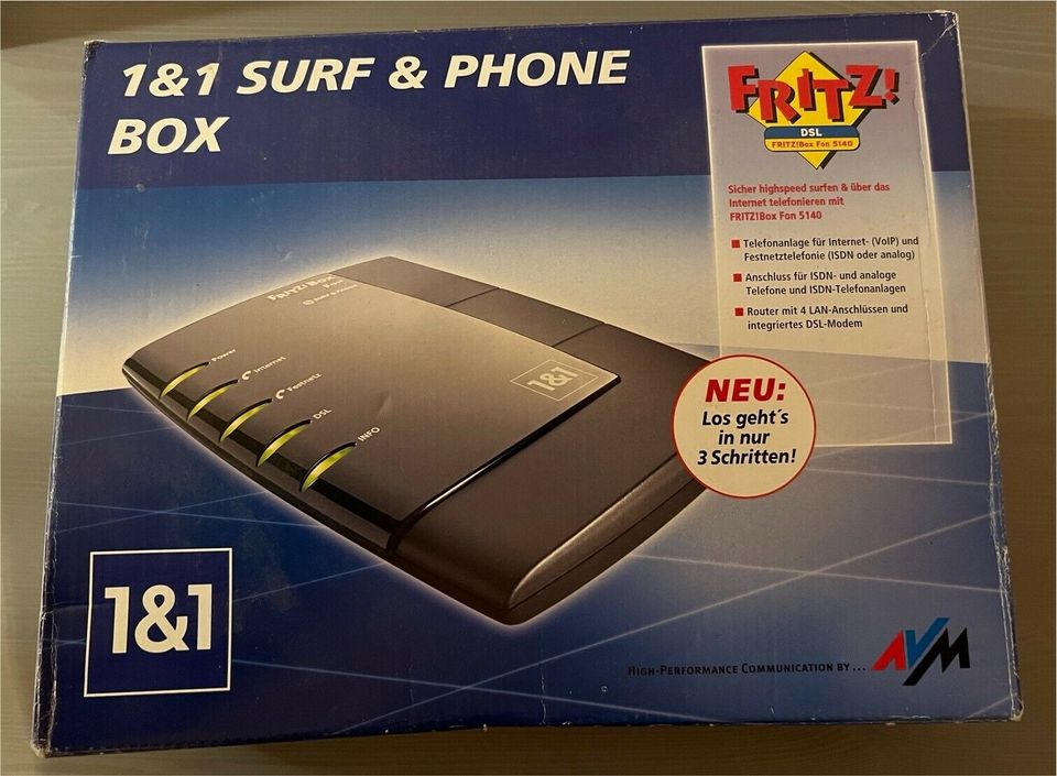 FRITZ!Box DSL 1&1 Surf and Phone Box in Illingen