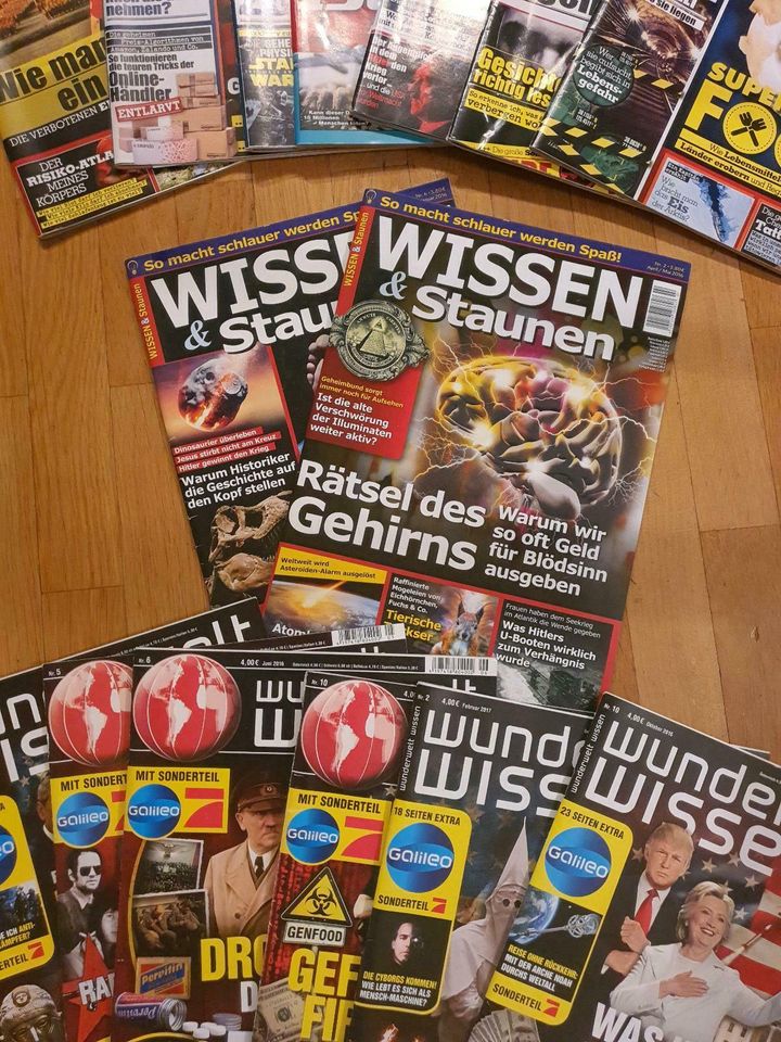 Zeitschriften Welt der Wunder Wunderwelt Wissen 15 Stck in Dieburg