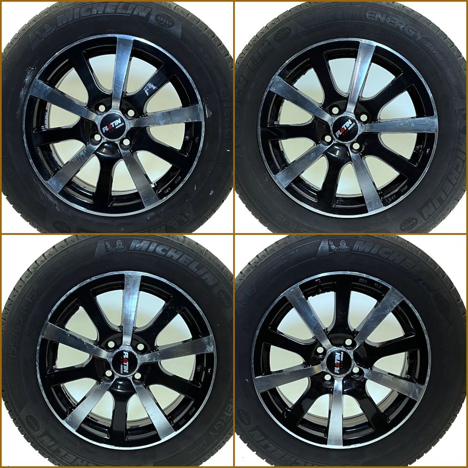 Renault Captur Megane Scenic Alu-Felgen Sommer-Reifen 195/65 R15 in Nottuln