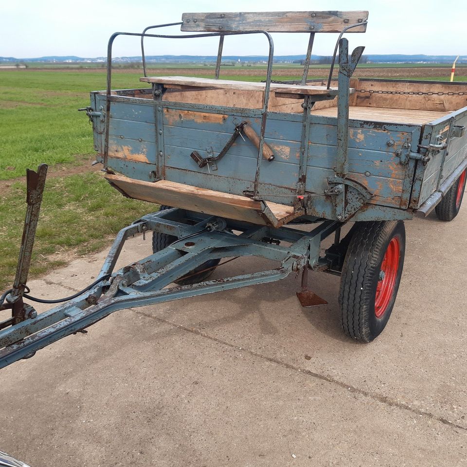 Verkaufe1-Drehkranzkipper, Kipper, Ackerwagen, Gummiwagen, 3200kg in Nördlingen