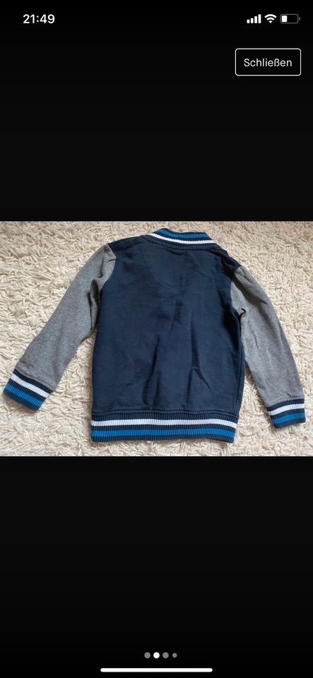 C&A jungen Pullover Jacke gr.104 blau/grau in Ergolding