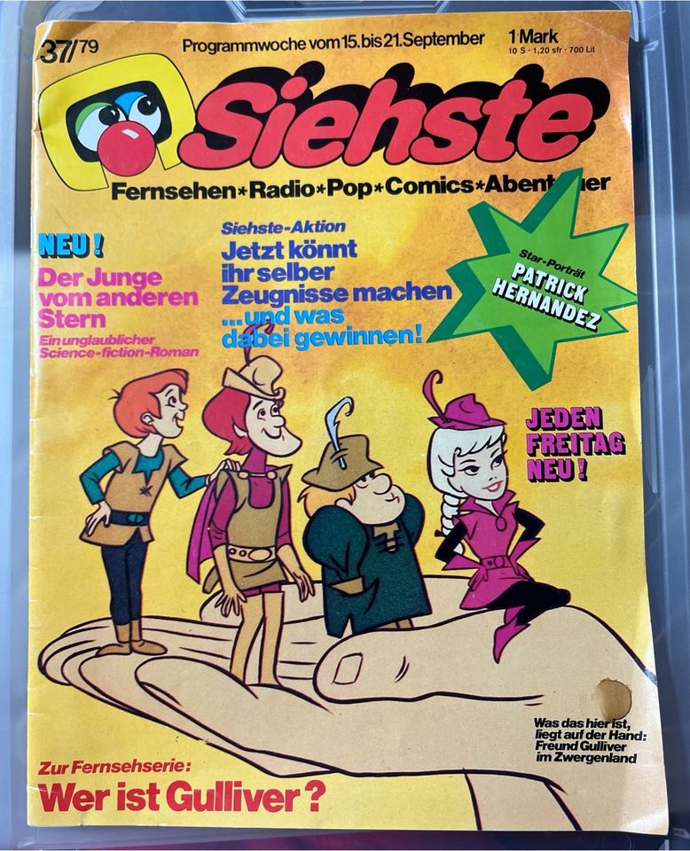 Comic - TV-Programm Zeitschrift „Siehste“ 37/79 (1979) in Duisburg