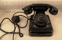 Schönes altes Post Telefon mit Wählscheibe schwarz Hessen - Hungen Vorschau