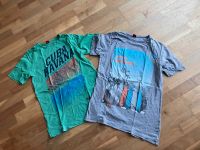 S’Oliver ❤️ 2 T-Shirts 176 grau grün mit Palme und Surfbrett Hannover - Ahlem-Badenstedt-Davenstedt Vorschau