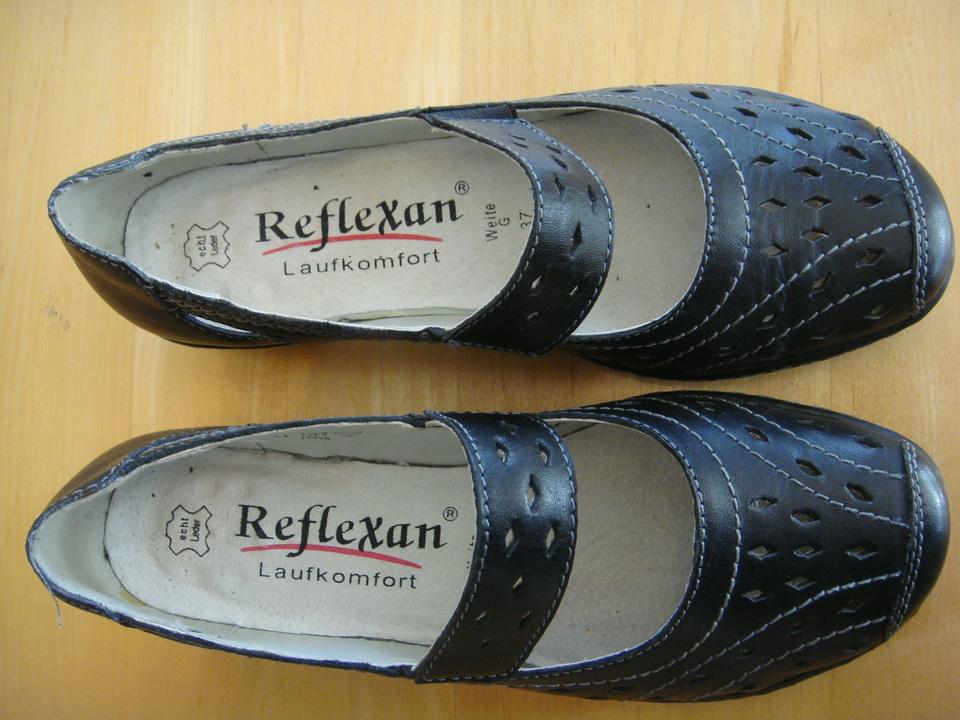 PUMPS SANDALEN HALBSANDALEN "Reflexan" Gr.37/ Weite G schwarz in Magdeburg