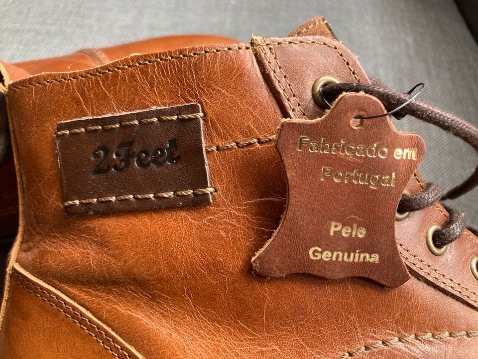 Schnürstiefel Leder Portugal Schuhe in Rottweil