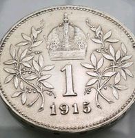 Silbermünze 1 Krone 1915 Kaiser Franz Joseph I. (Ag) Hessen - Aarbergen Vorschau