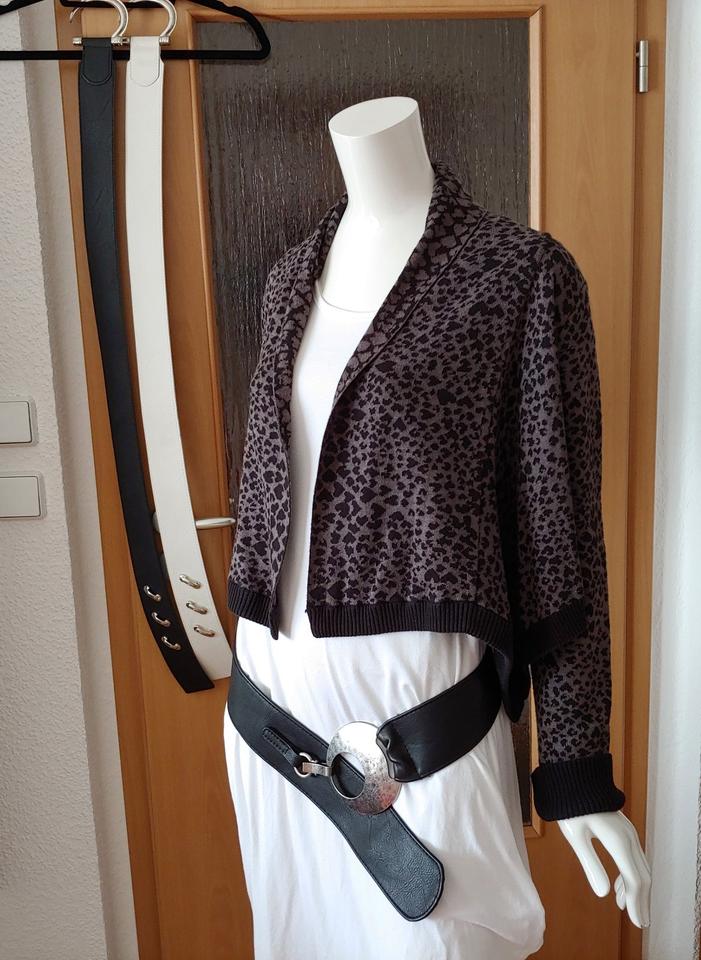 NEU * Gabor Stiefelette Gr. 41 (7 ½) mit Zierschnalle Velourleder in Bernau