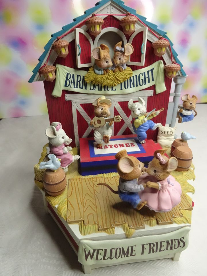 Enesco Vintage Spieluhr -  barn dance tonight in Bayreuth