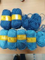 500 g blaues/blaugraues Garn (80 % Polyacryl,  20 % Naturseide) Bayern - Aidenbach Vorschau