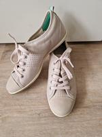 ecco Sneaker, Schnürschuh, Leder, beige, Gr. 39, hoher NP Wandsbek - Hamburg Wellingsbüttel Vorschau