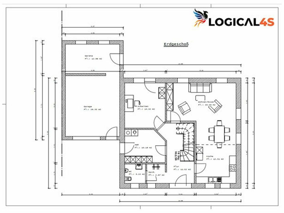 Bauzeichner CAD – 2D Bauplan Bauskizze & Visualisierung in Zimmritz