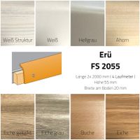 4 Lfm FS 2055 Sockelleiste 2x 2m Erü versch. Farben Fußleiste Rheinland-Pfalz - Bechhofen Vorschau