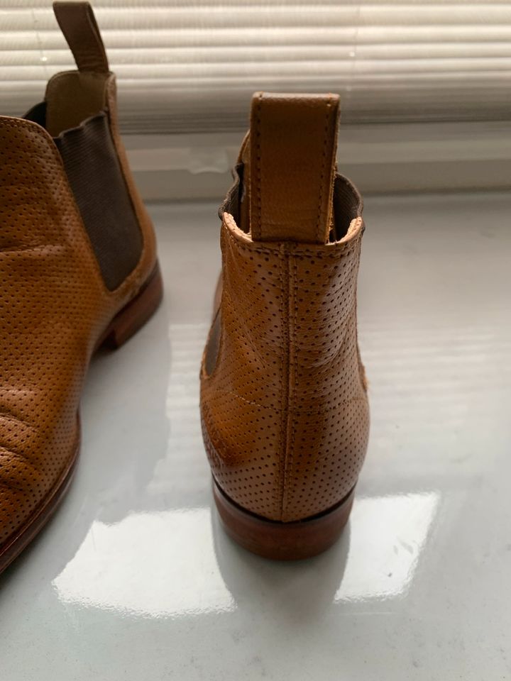 Chelsea Boots, cognacfarben, komplettes Leder, Gr.37 in Sprockhövel