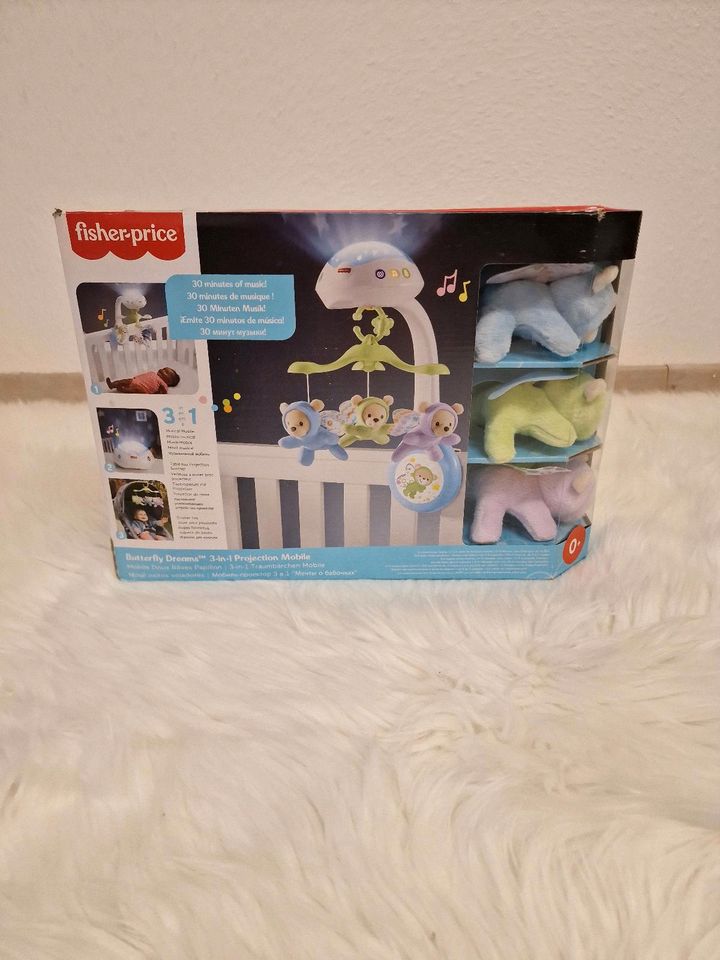 Neu - Fisher-Price 3-in-1 Traumbärchen Baby Mobile, Spieluhr, Nac in Niederelbert