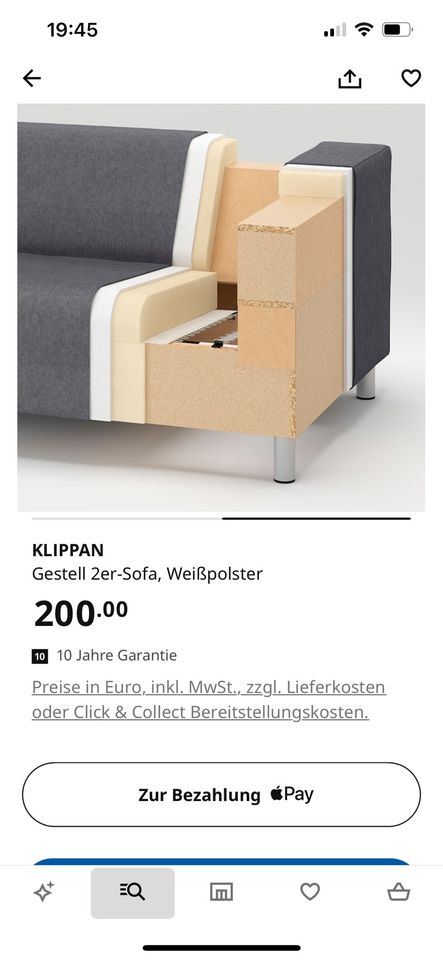 Klippan Sofa in Lingen (Ems)