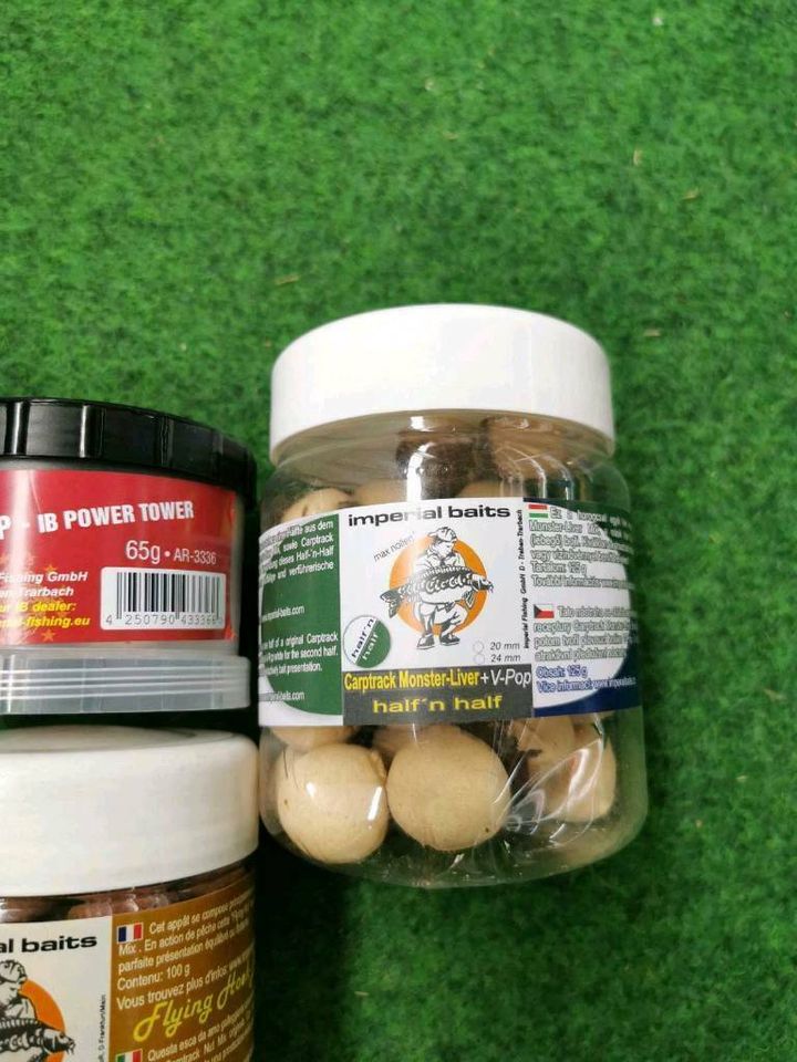 3er Set Imperial Baits Carptrack Pop-Ups Monster Liver, Fish, Nut in Bad Bentheim