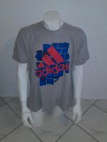 Vintage Adidas Tshirt grau mit blau-rotem Frontprint XXL Rheinland-Pfalz - Freinsheim Vorschau