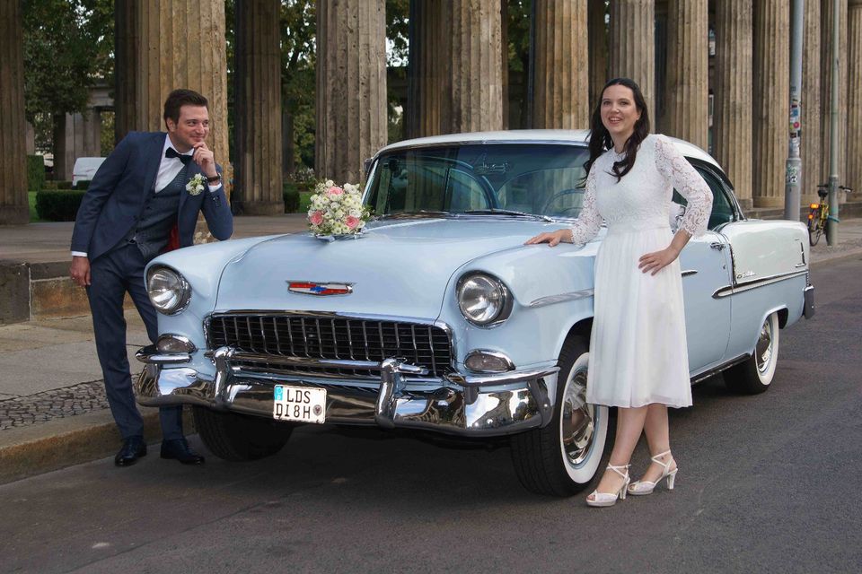 1955 Chevy Oldtimer Hochzeitsauto mieten Berlin u. Brandenburg in Berlin