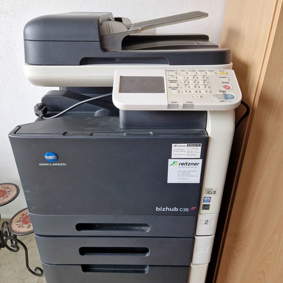 Konica Minolta bizhub C35, gebrauchtes Multifunktionsgerät in Rennertshofen