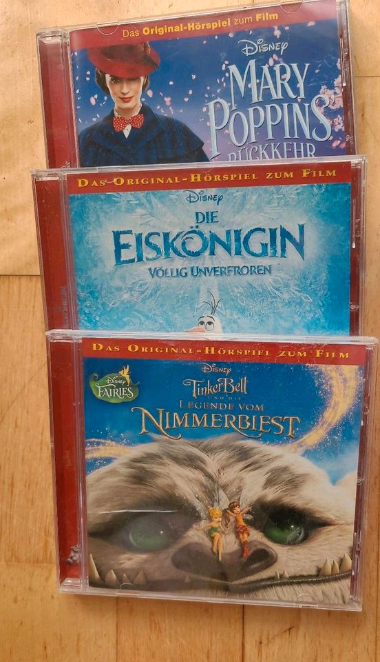 CDs Tinkerbell, Eiskönigin, Mary Poppins, Hanni & Nanni, Filly... in Markkleeberg