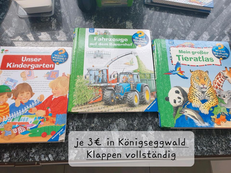 Verschiedene Bücher in Königseggwald