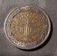 2 Euro Münze Frankreich 2001 Liberte Egalite Fraternite Fehlprägu Bayern - Würzburg Vorschau