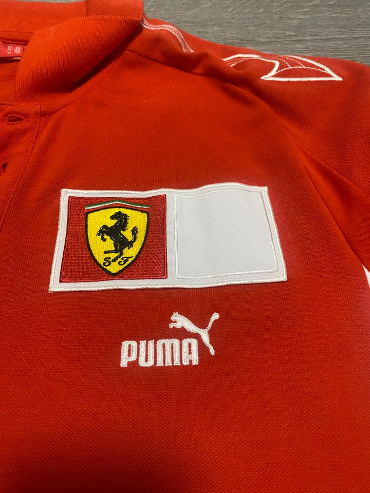 Scuderia Ferrari Herren Team Poloshirt Puma F1 Schumacher Gr. XXL in Zellingen