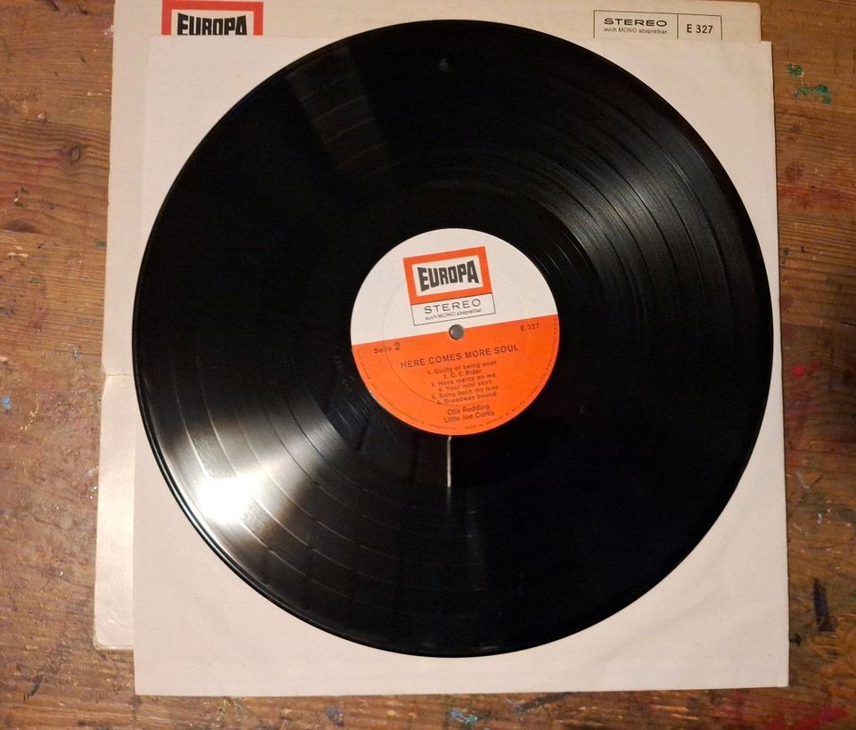 Vinyl LP: Otis Redding & Litte Joe Curtis: Here Comes More Soul in Biebergemünd