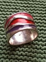 Ring mit Emaille 925 Silber Bayern - Siegsdorf Vorschau