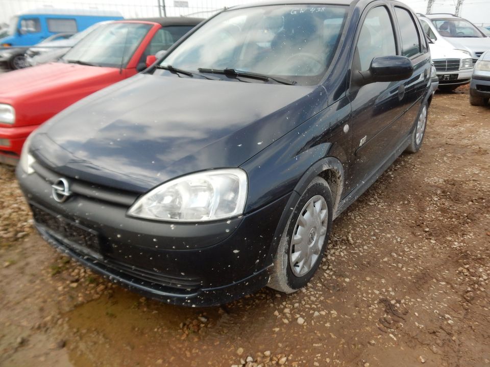 Opel Corsa C Ersatzteileträger Z12XE M24 36U Nocturnoblau VN9221 in Heilsbronn