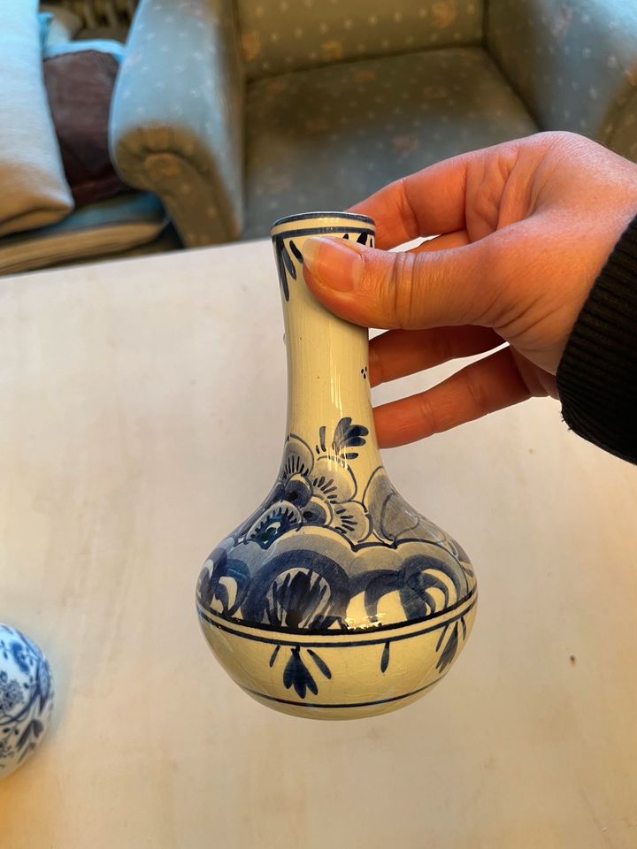 Delft Vase handgemalt in Gütersloh