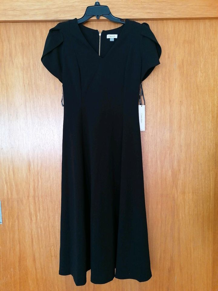 Midi Kleid CALVIN KLEIN,schicke Ärmeln,NP 134,neu mit Etikett in Unna