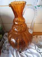 Schöne Kristall? Vase oder Krug bräunlich mit Griff (klar) Baden-Württemberg - Jungingen Vorschau