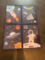Weltraum/Astronauten Poster mit Rahmen 4er Set Hessen - Liederbach Vorschau