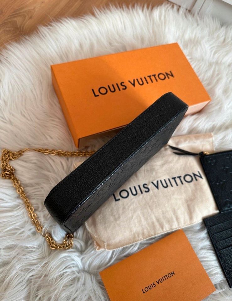 Louis Vuitton Pochette Felicie Empreinte schwarz noir in Oedheim