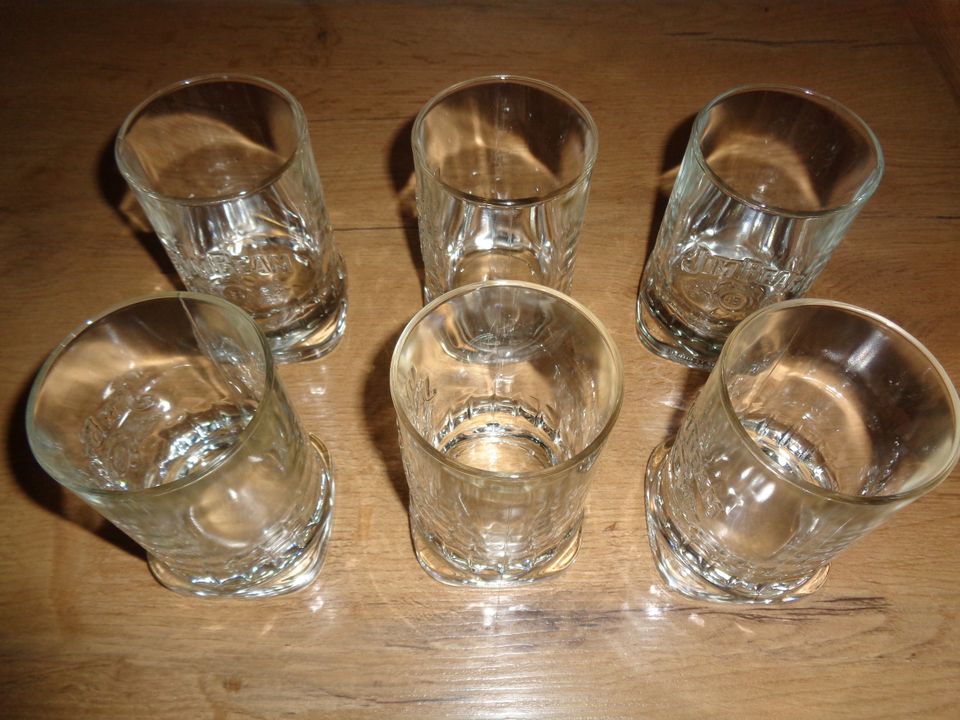 6x Jim Beam Whiskey Gläser / Tumbler 0,2l, Sammelgläser in Hemdingen