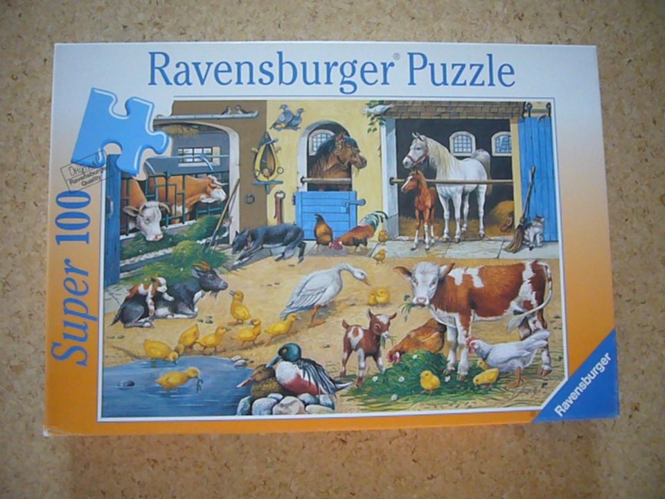 Ravensburger (R) Puzzle - 100 Teile - Am Stall - 107438 in Walderbach