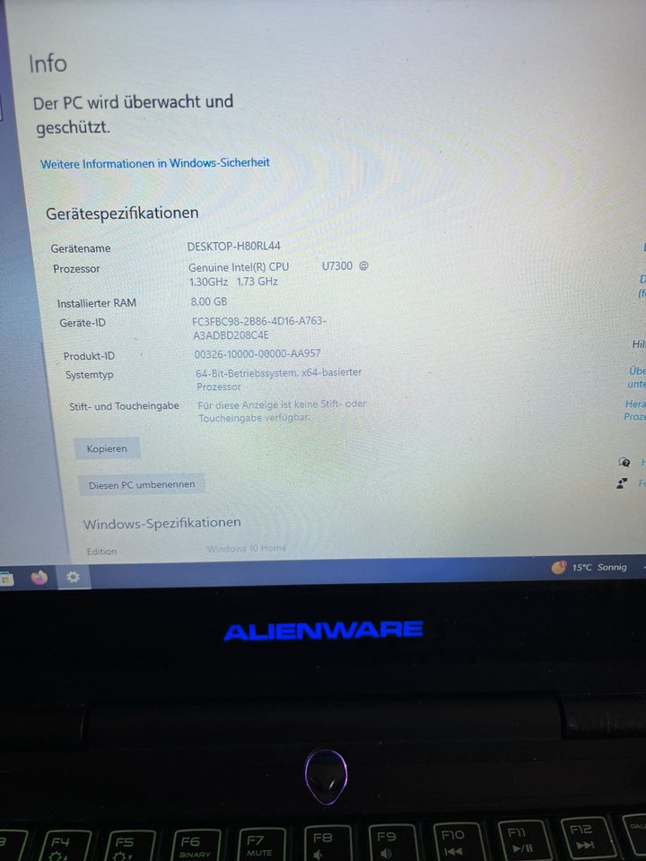 Alienware M11x  Intel Nvidia 8 GB Win 10 SSD in Plauen