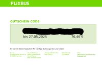 Flixbus/Flixtrain Gutschein Wert: 76,46€ Bochum - Bochum-Ost Vorschau