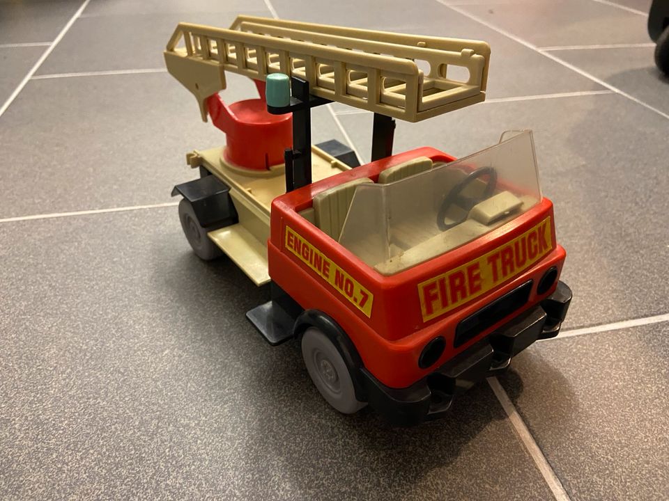 Playmobil Feuerwehr Leiterwagen 3236 Fire Truck 70er Jahre (1975) in Merzenich