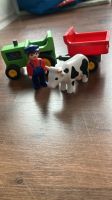 Playmobil 1.2.3.  6715 Traktor mit Anhänger und Kuh Nordrhein-Westfalen - Mülheim (Ruhr) Vorschau