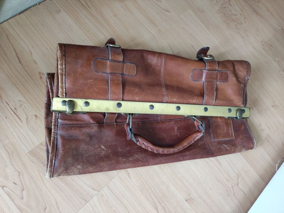 Vintage Leder Reisetasche -groß- in Herrenberg