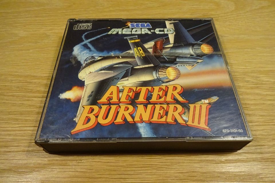 Spiel für SEGA Mega-CD: "AFTER BURNER III", 1993 SEGA, 3 in Wesel