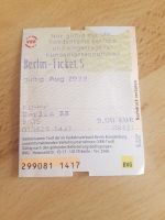 BVG S TICKET August Berlin - Mitte Vorschau